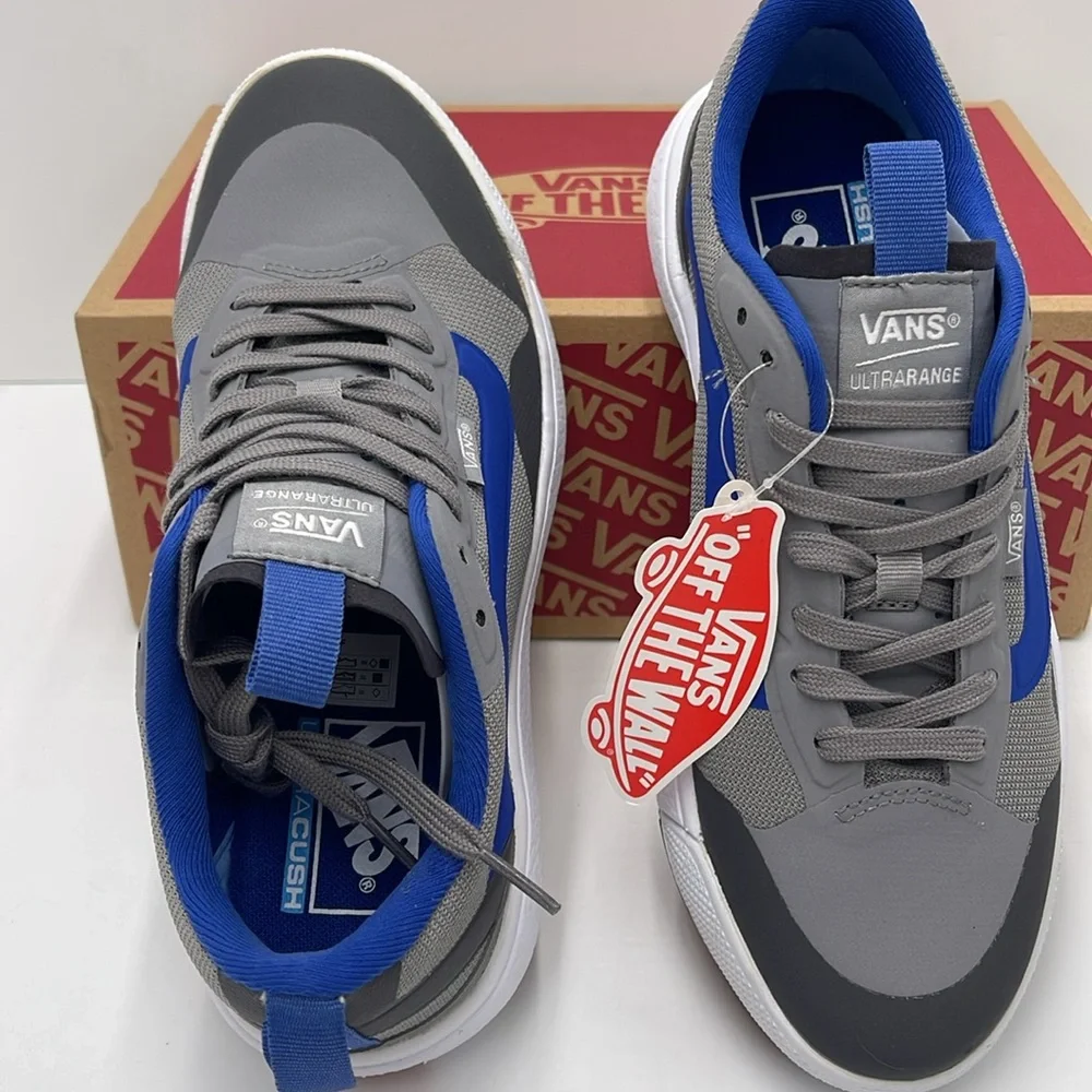 Vans Men’s Gray and Blue Sneakers Ultrarange Exo
Gray/True White VN0A4U1KBGJ - Picture 13 of 16